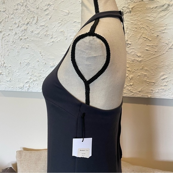 BAILEY/44 Women's SLEEVELESS ASH GRAY MARRAKESH DRESS EXPOSED ZIPPER Sz S NWT - Picture 4 of 10
